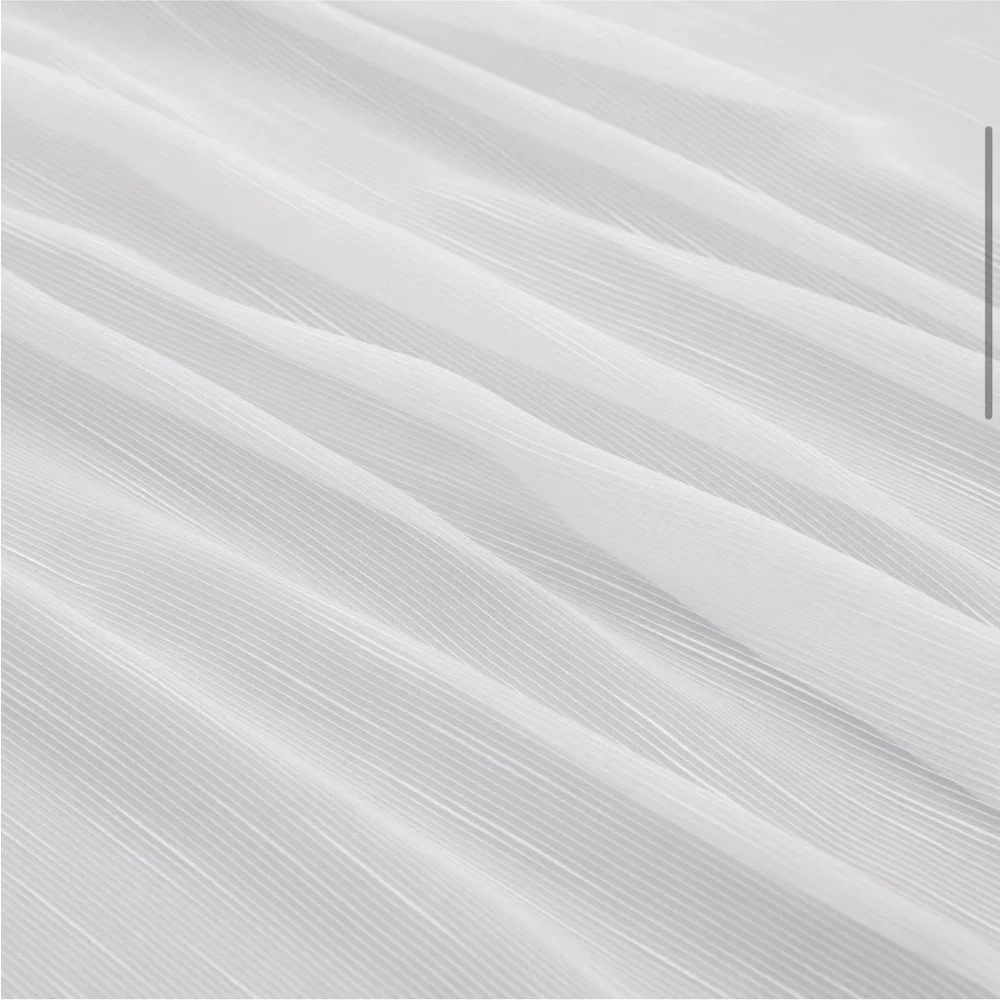 New IKEA white Sheer Curtains 2pc size 145cm 57” inches by 98” inches